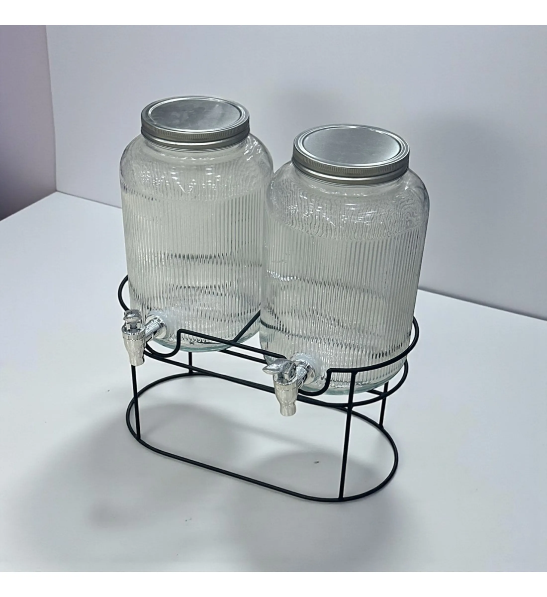 جاك زجاج قاعده حديد اسود3.8اتر 