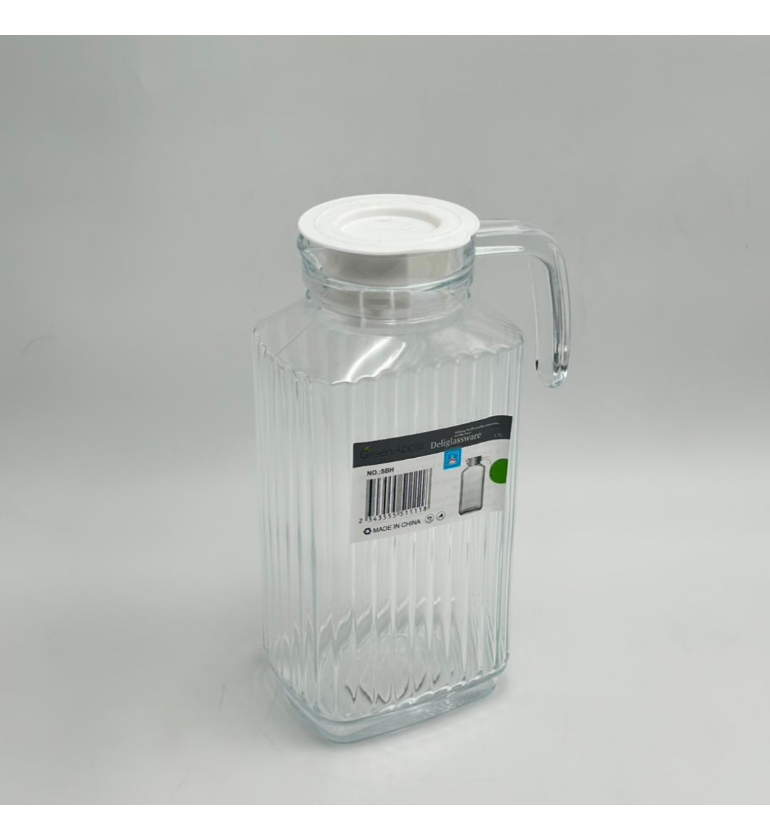 جيك زجاج - 1800لتر - شفاف