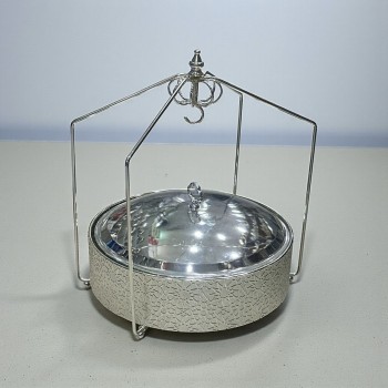 سخان طعام من الستانلس ستيل هندي غطاء استيل –14سم 