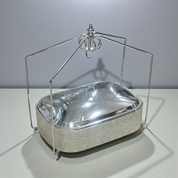 سخان طعام من الستانلس ستيل هندي غطاء استيل –12سم 