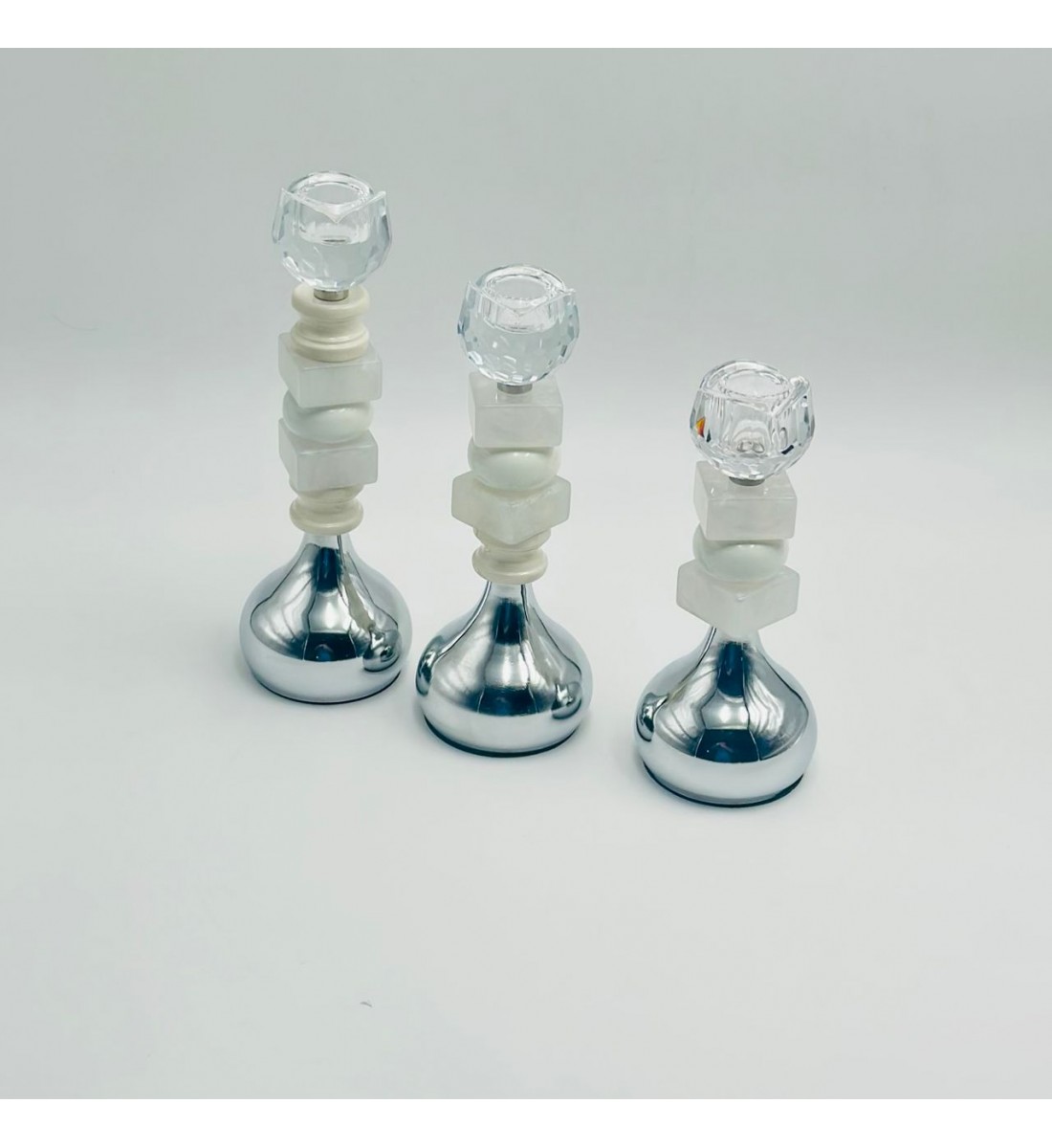 شمعدان ديكوري أنيق بتصميم عصري 20×4×4سم 