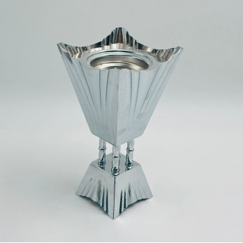 مبخرة بتصميم أنيق وعصري مصنوعة من معدن عالي الجودة24×12×12سم 