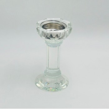 مبخرة كريستالية فاخرة بتصميم أنيق مستوحى من شكل الزهرة 9×9×18سم 