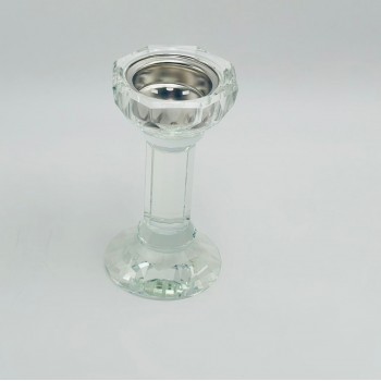 مبخرة كريستالية فاخرة بتصميم أنيق مستوحى من شكل الزهرة 9×9×18سم 