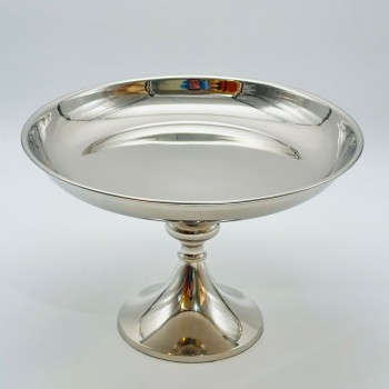 صحن تقديم معدنية فاخرة – تصميم أنيق وعصري26×26×17سم 