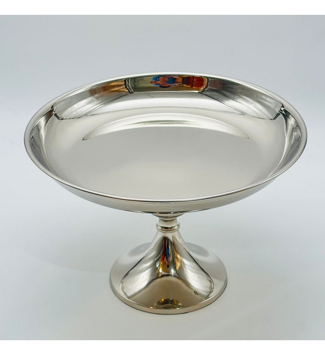 صحن تقديم معدنية فاخرة – تصميم أنيق وعصري26×26×17سم 