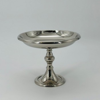 صحن تقديم معدنية فاخرة – تصميم أنيق وعصري18×14×18سم