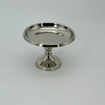 صحن تقديم معدنية فاخرة – تصميم أنيق وعصري15×15×10سم