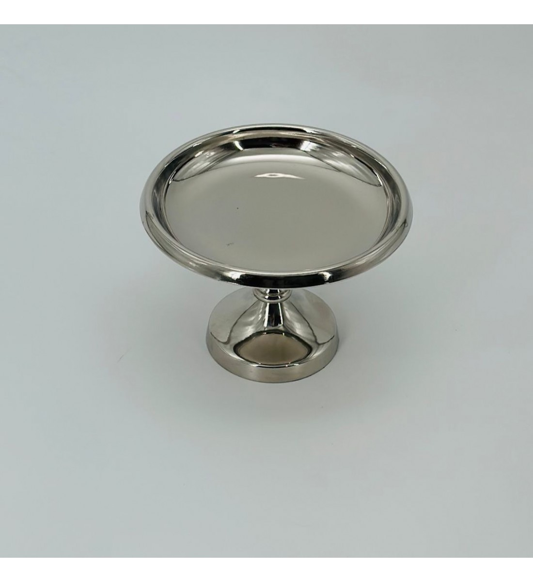 صحن تقديم معدنية فاخرة – تصميم أنيق وعصري15×15×10سم