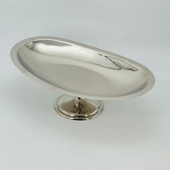 صحن تقديم معدنية فاخرة – تصميم أنيق وعصري12×34×19سم صحن تقديم معدنية فاخرة – تصميم أنيق وعصري12×34×19سم