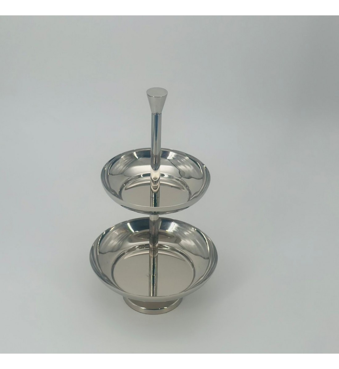 صحن تقديم معدنية فاخرة – تصميم أنيق وعصري28×15×15سم