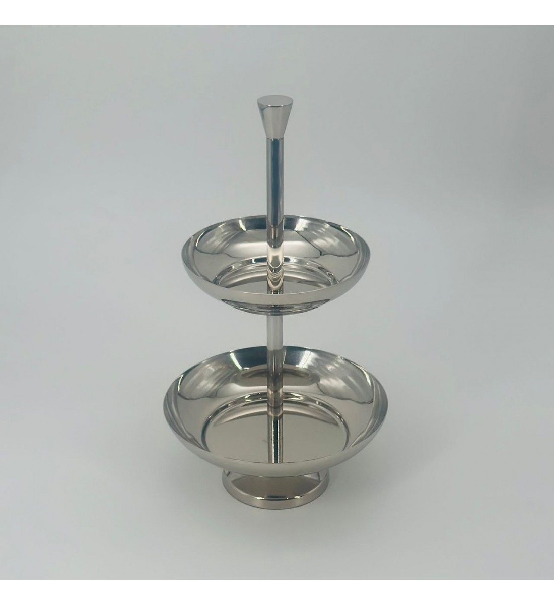 صحن تقديم معدنية فاخرة – تصميم أنيق وعصري28×15×15سم