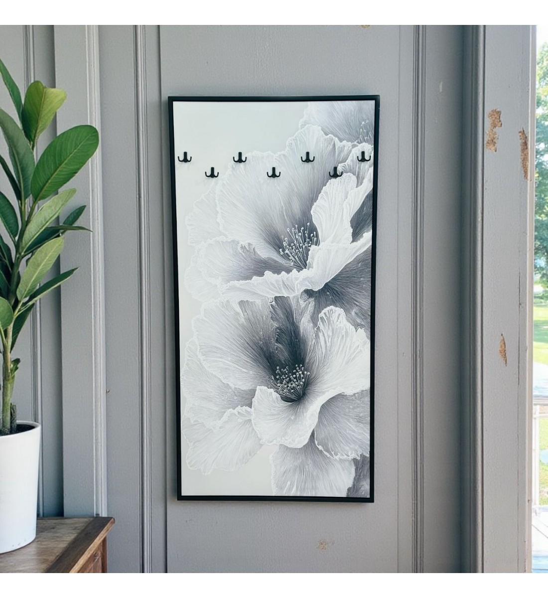 لوحات علاقات العبايات  قماش  حسب الطلب (المنتج تفصيل )