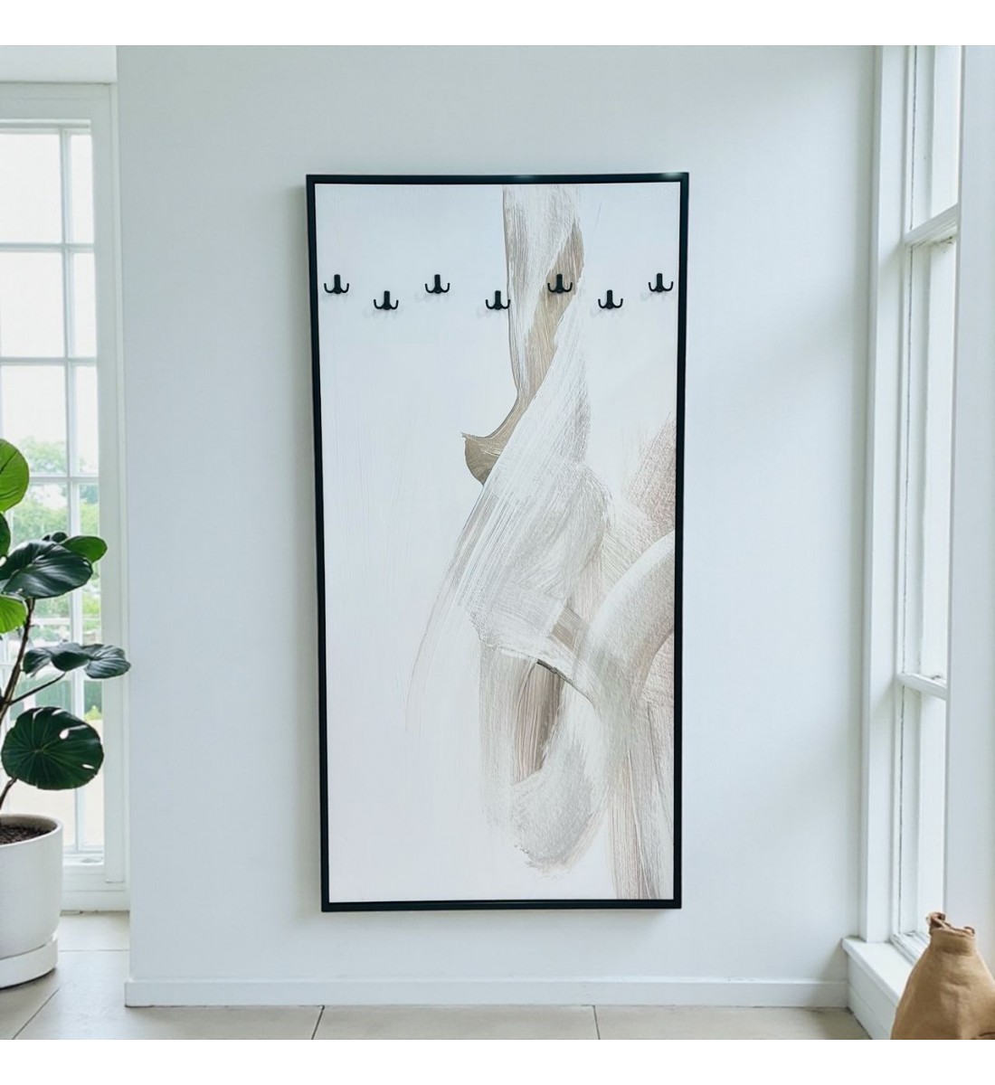 لوحات علاقات العبايات  قماش  حسب الطلب (المنتج تفصيل )