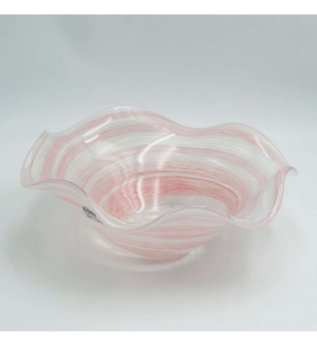 صحن تقديم أنيق بتصميم متموّج مستوحى من الطبيعة 30×30×10سم 