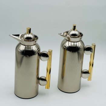 طقم  ترمس  شاي وقهوة أنيق يجمع بين التصميم العصري والانيق 