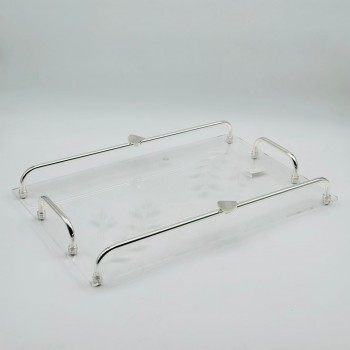 صحن تقديم اكريليك   50×32×6سم 