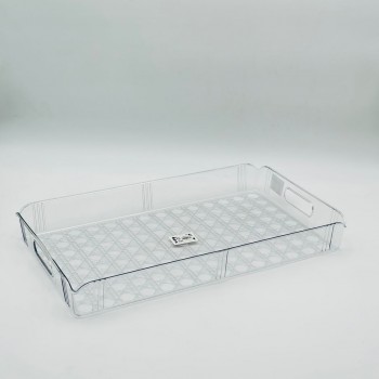 صحن تقديم اكريليك  44×26×5سم 