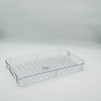 صحن تقديم اكريليك  44×26×5سم 