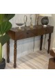 طاولة كونسول أنيقة بتصميم كلاسيكي فاخر، 140×88×40سم (منتج تفصيل )