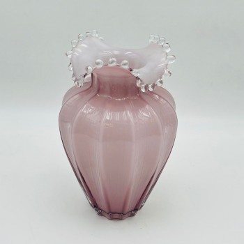 فازة ديكور أنيقة مصنوعة من الزجاج،14×14×28سم 