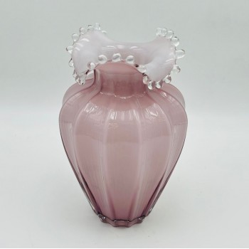 فازة ديكور أنيقة مصنوعة من الزجاج،14×14×28سم 