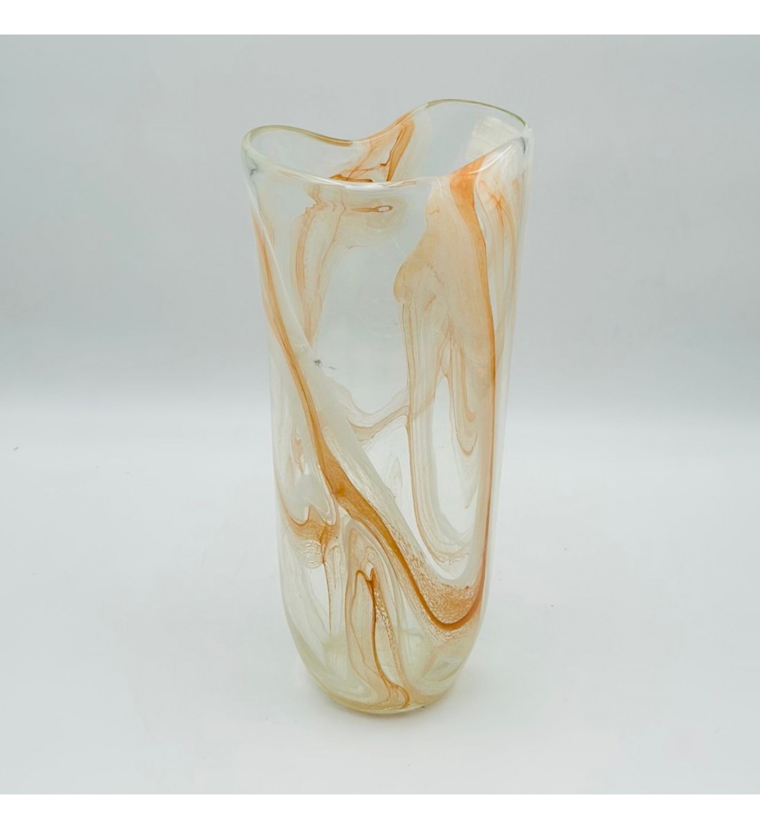 فازة ديكور أنيقة مصنوعة من الزجاج35×16×10سم