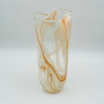 فازة ديكور أنيقة مصنوعة من الزجاج35×16×10سم