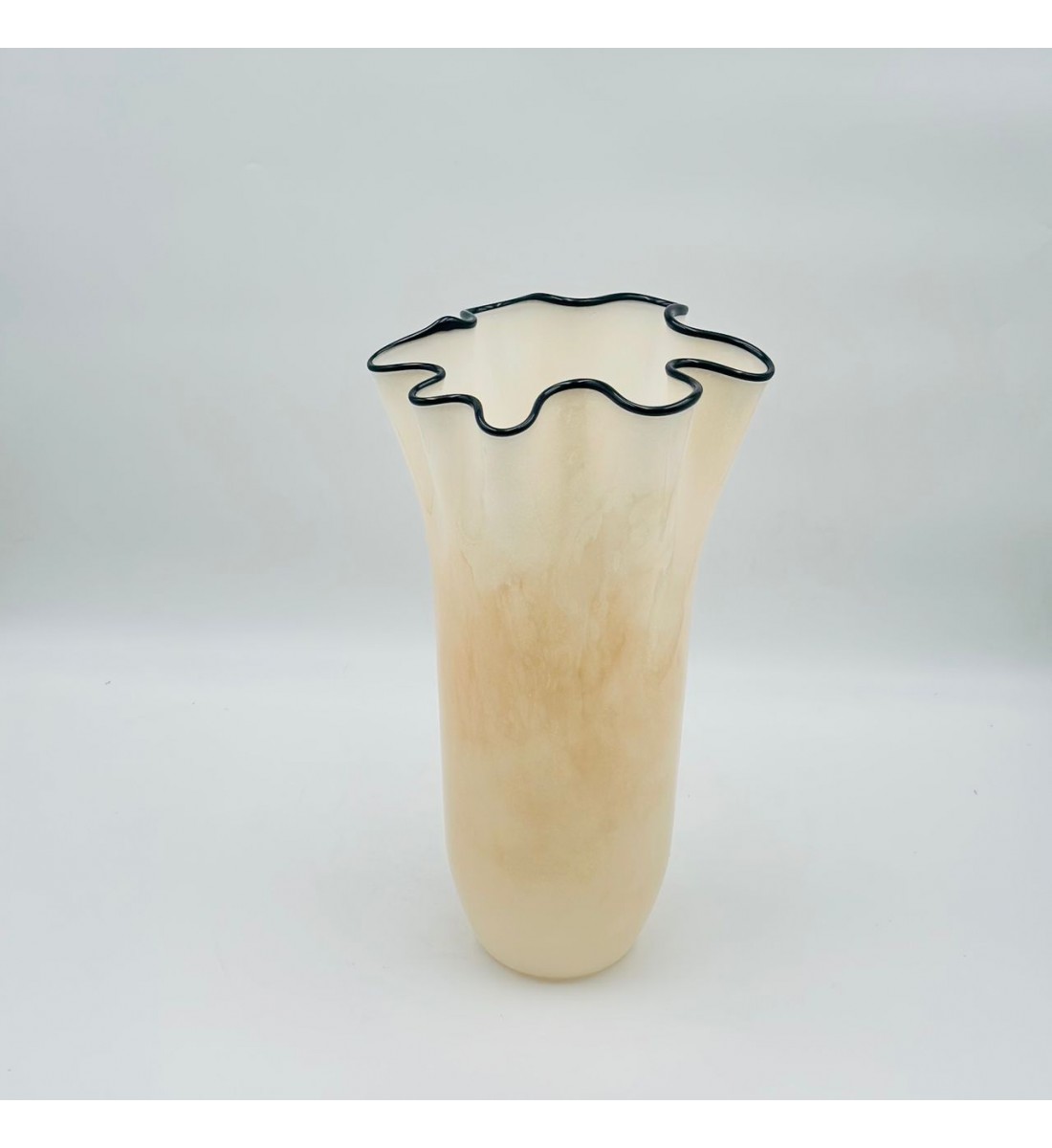 فازة ديكور أنيقة مصنوعة من الزجاج18×18×36سم 