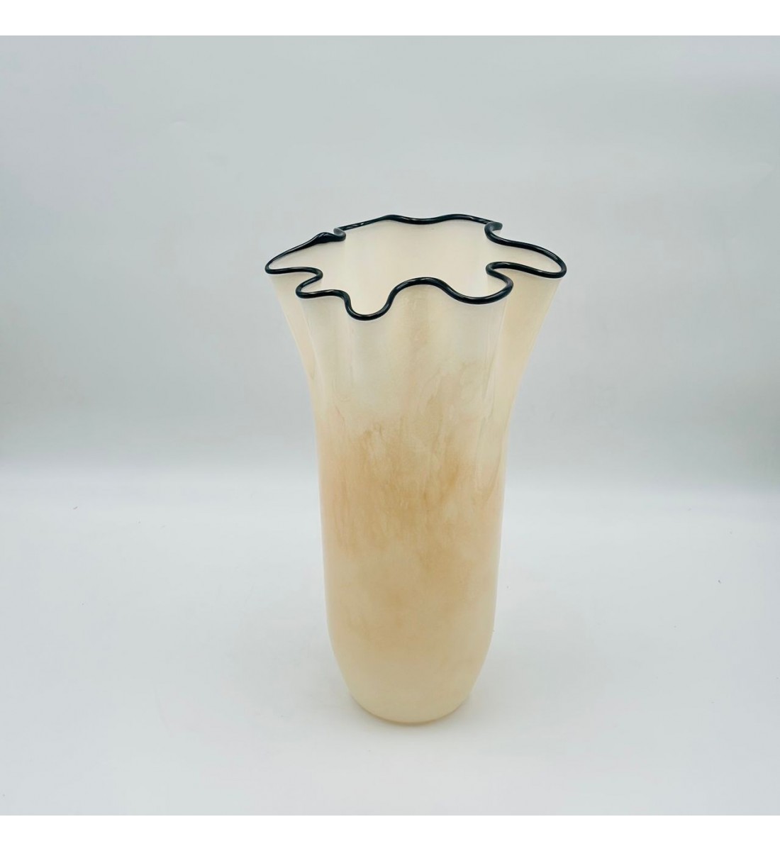 فازة ديكور أنيقة مصنوعة من الزجاج18×18×36سم 