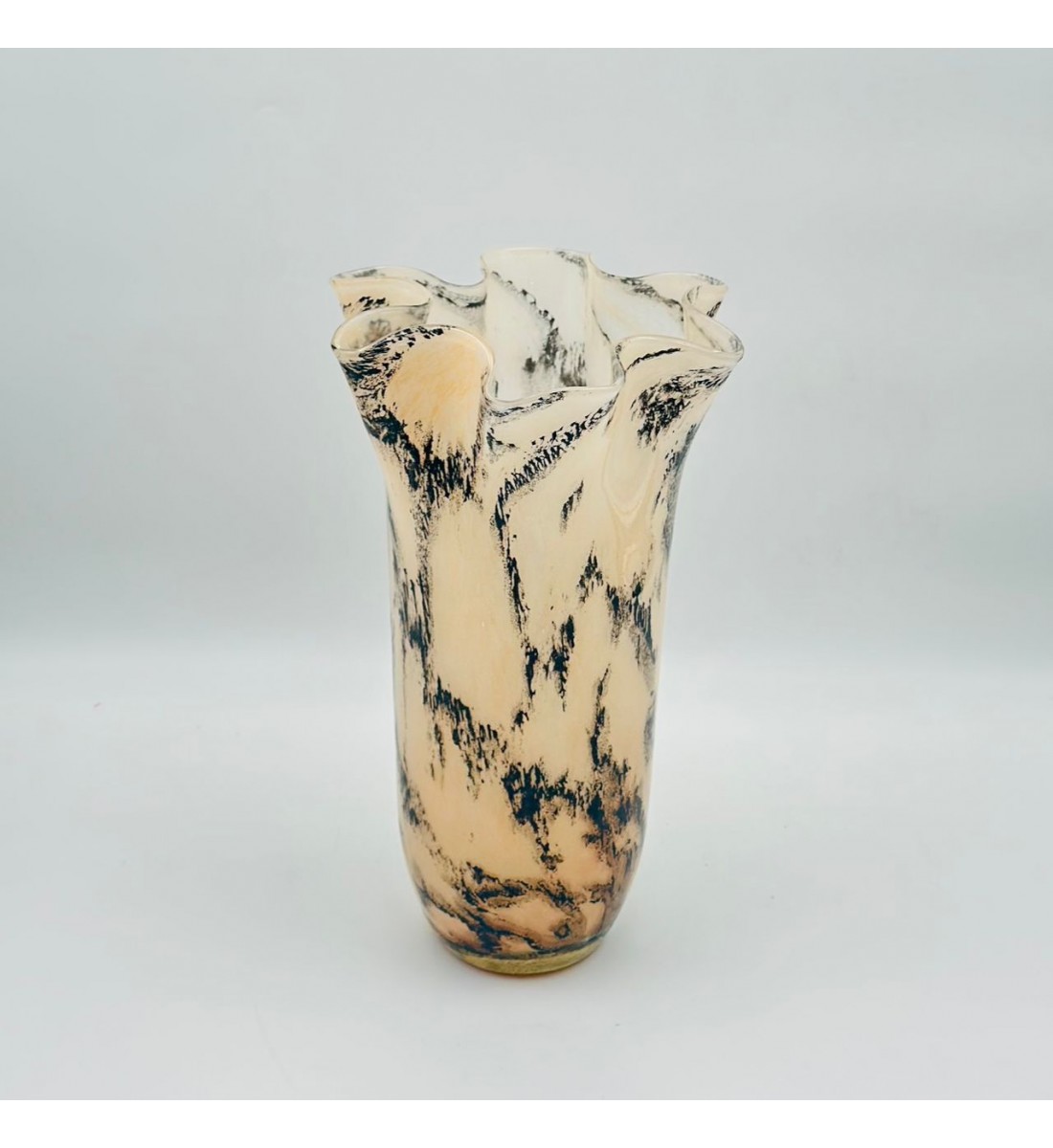 فازة ديكور أنيقة مصنوعة من الزجاج34×20×20سم 