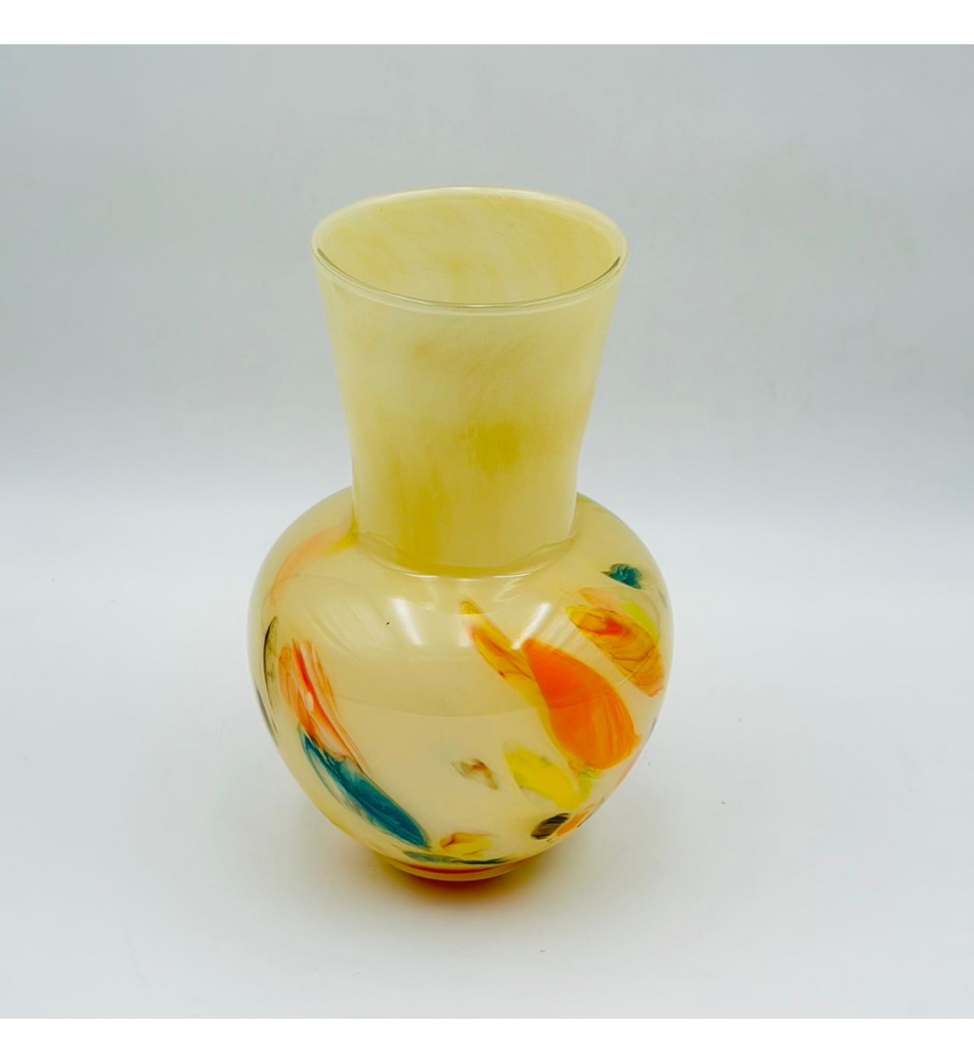 فازة ديكور أنيقة مصنوعة من الزجاج30×30×12سم 