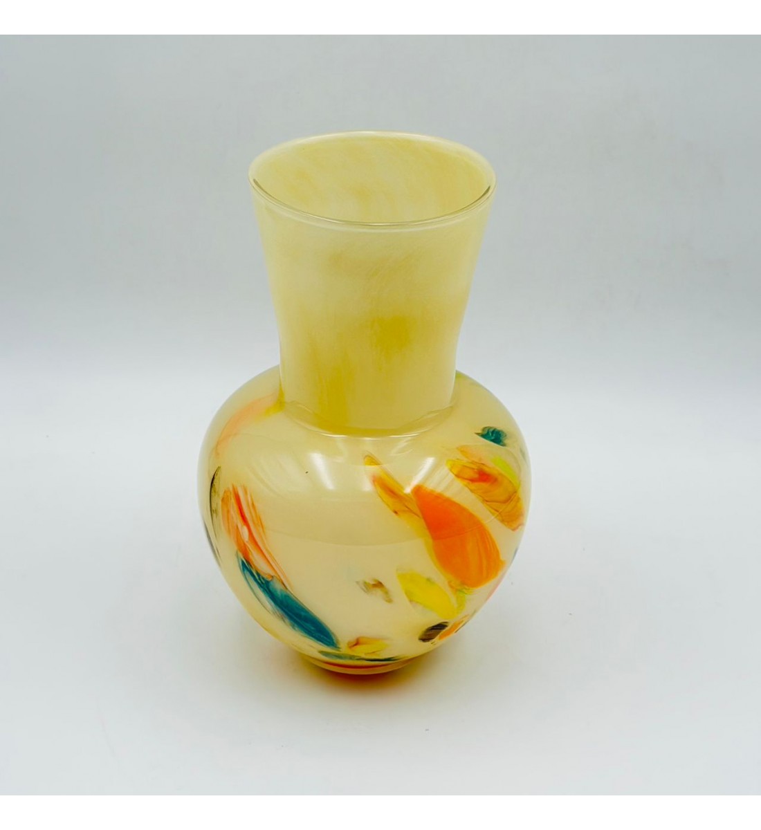 فازة ديكور أنيقة مصنوعة من الزجاج30×30×12سم 