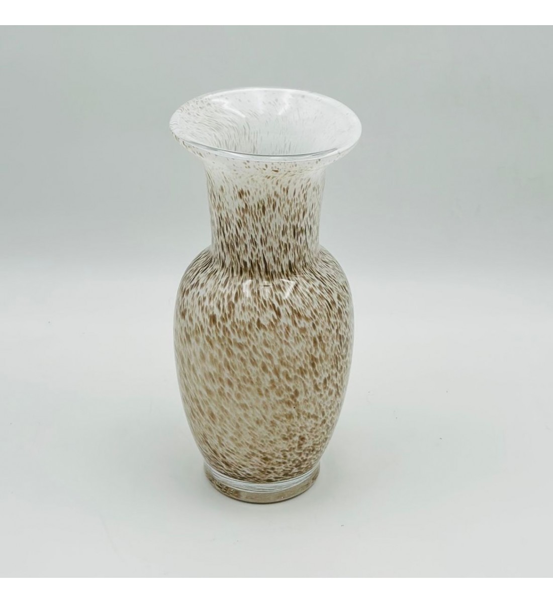 فازة ديكور أنيقة مصنوعة من الزجاج 12×12×30سم 