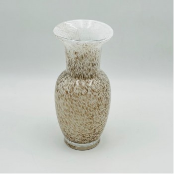 فازة ديكور أنيقة مصنوعة من الزجاج 12×12×30سم 