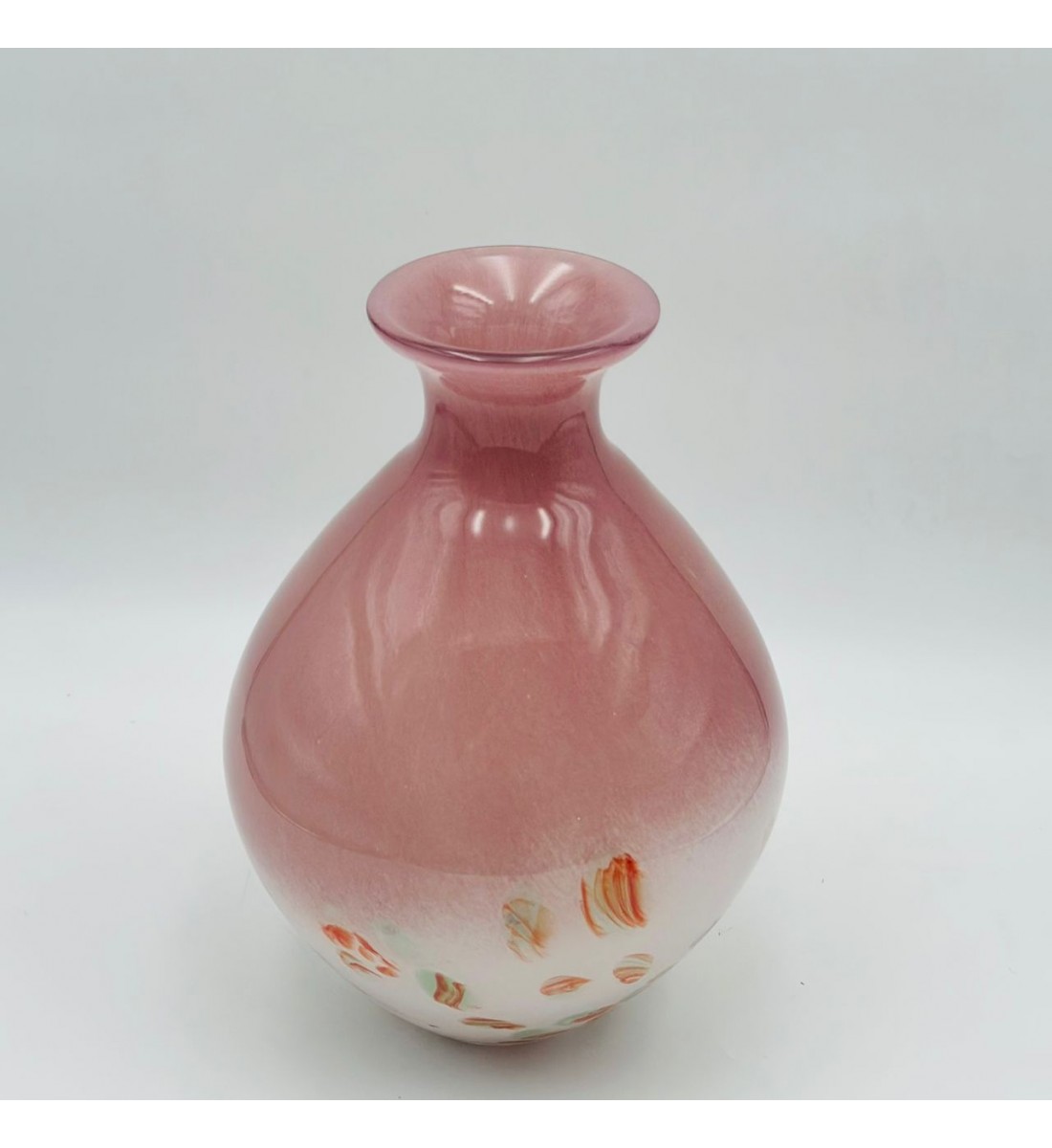 فازة ديكور أنيقة مصنوعة من الزجاج10×10×32سم 