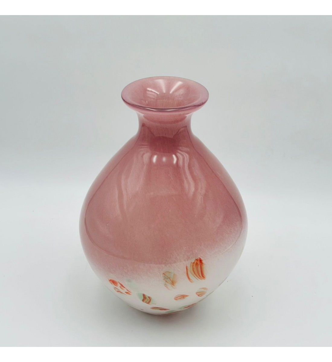 فازة ديكور أنيقة مصنوعة من الزجاج10×10×32سم 