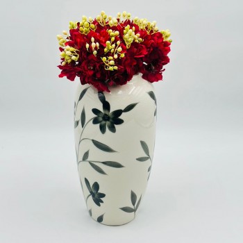 فازة ديكور أنيقة مصنوعة سيراميك26×7×7سم 