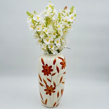 فازة ديكور أنيقة مصنوعة سيراميك26×7×7سم 