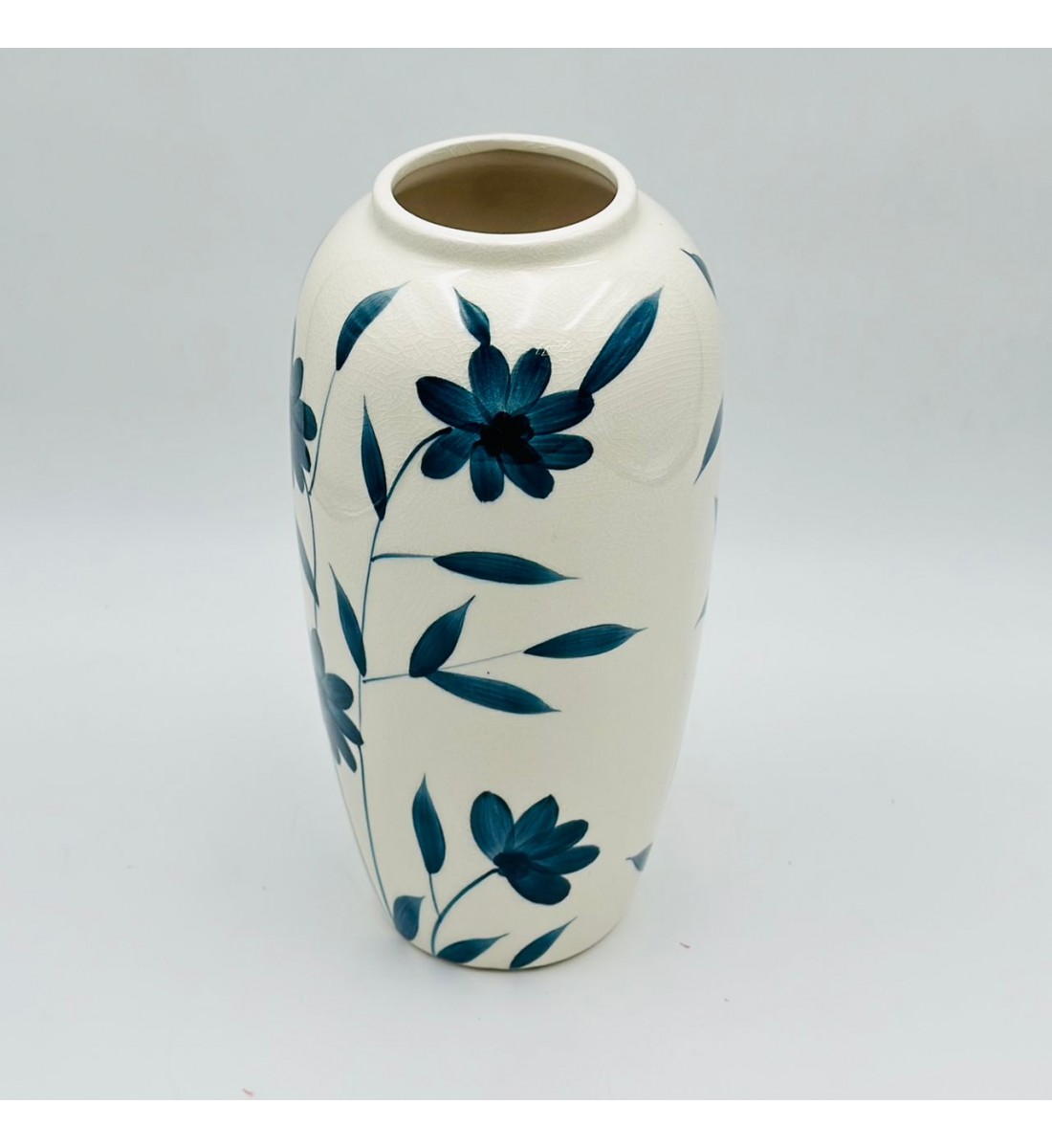 فازة ديكور أنيقة مصنوعة سيراميك26×7×7سم 