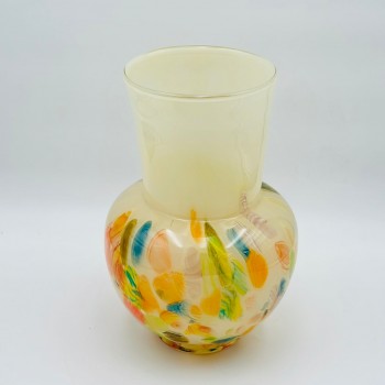 فازة ديكور أنيقة مصنوعة من الزجاج 34×16×16سم 