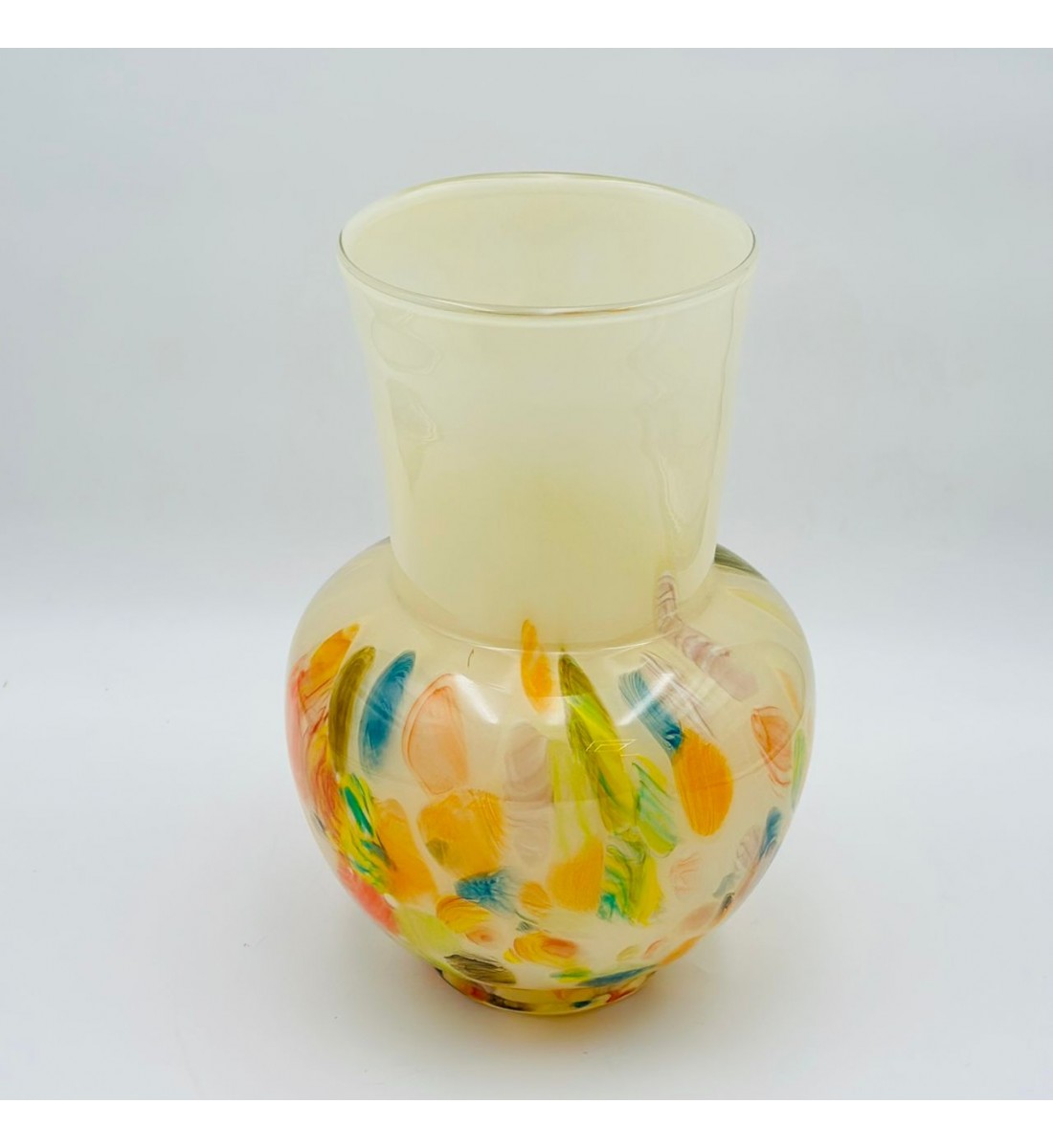 فازة ديكور أنيقة مصنوعة من الزجاج 34×16×16سم 