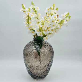 فازة ديكور أنيقة مصنوعة من الزجاج  32×8×8سم 