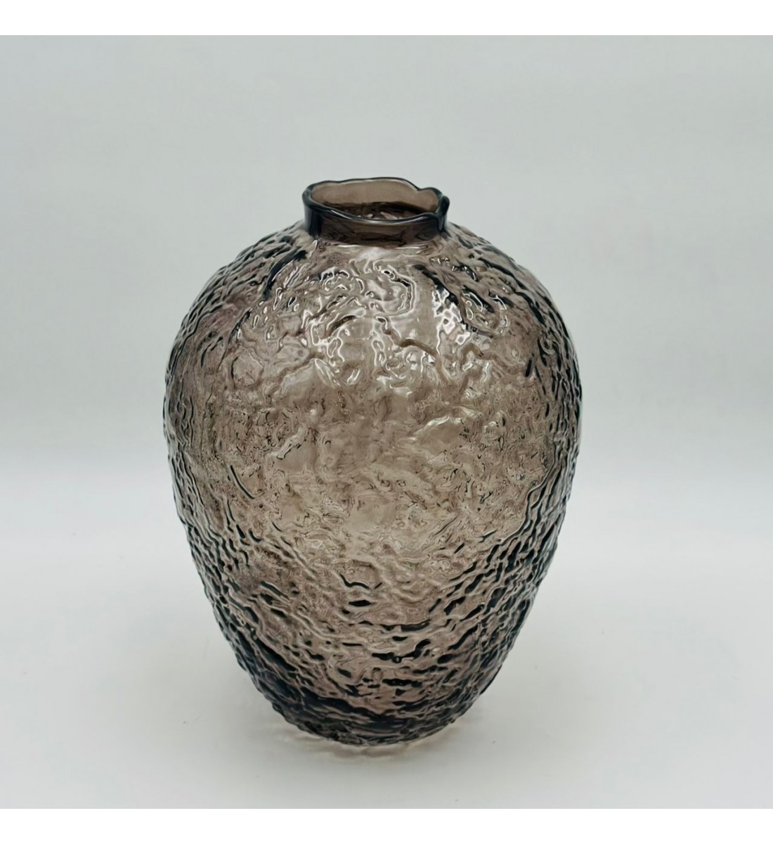 فازة ديكور أنيقة مصنوعة من الزجاج  32×8×8سم 