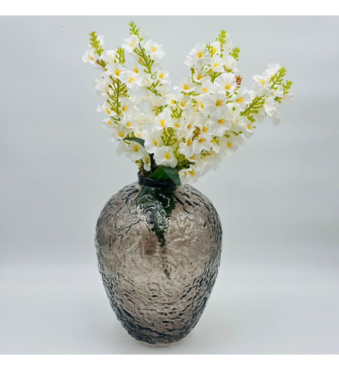 فازة ديكور أنيقة مصنوعة من الزجاج  32×8×8سم 