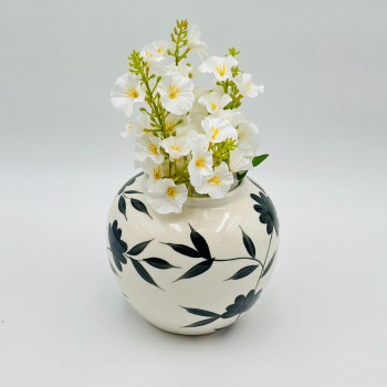 فازة ديكور أنيقة مصنوعة سيراميك 10×10×17سم 