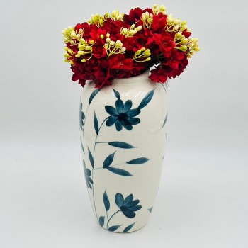 فازة ديكور أنيقة مصنوعة سيراميك 30×8×8سم 