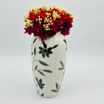 فازة ديكور أنيقة مصنوعة سيراميك 30×8×8سم 