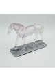 قطعة ديكور أنيقة بتصميم مجسّم لحصان في وضعية حركة28×9×24سم 