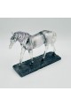 قطعة ديكور أنيقة بتصميم مجسّم لحصان في وضعية حركة28×9×24سم 